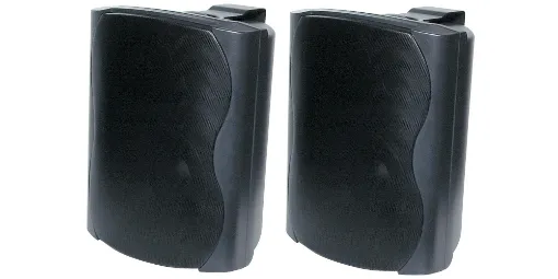 These wall mount music speakers feature exceptional sound quality for both domestic and commercial applications, such as theatre surround or bookshelf speakers, and PA sound reinforcement.
