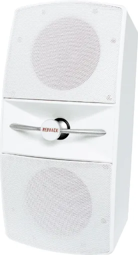 These stylish wall speakers deliver high quality sound for music and sound reinforcement.  Ideal for entertaining areas at home or boutiques, cafes, pubs & clubs in professional installations. Connection is via spring terminals on rear. Aluminium grille & stainless steel hardware offer rust free performance in even the most demanding environments. 