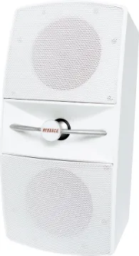40W 2 Way 8 Ohm/100V White Wall Speaker These stylish wall speakers deliver high quality sound for music and sound reinforcement.  Ideal for entertaining areas at home or boutiques, cafes, pubs & clubs in professional installations. Connection is via spring terminals on rear. Aluminium grille & stainless steel hardware offer rust free performance in even the most demanding environments.