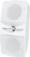 40W 2 Way 8 Ohm/100V White Wall Speaker These stylish wall speakers deliver high quality sound for music and sound reinforcement.  Ideal for entertaining areas at home or boutiques, cafes, pubs & clubs in professional installations. Connection is via spring terminals on rear. Aluminium grille & stainless steel hardware offer rust free performance in even the most demanding environments.