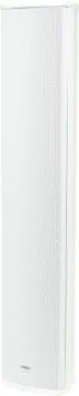 20W 100V Line / 4 Ohm IP66 White Column Speaker Now fitted with 22uF bipolar capacitor for line monitoring use. These stylish, compact column speakers utilise multiple 3.5" (89mm) woofers and high power dome tweeters to produce superb clarity for both music and speech applications.