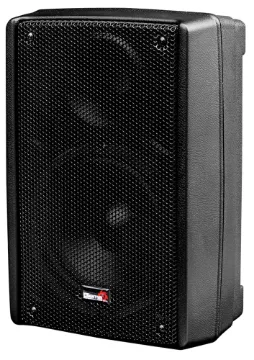 200mm 8 Inch 200W Two Way PA Speaker A high power compact sound solution for bands, DJs and venues. Rugged enclosure design coupled with excellent audio performance. Suits stand or flood mounting.