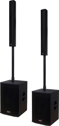 This 1000W PA Column Speaker system is a plug and play active speaker system ideal for small live shows, small parties, bands, musicians or anywhere foreground sound reinforcement is required.