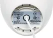 Designed for use where traditional ceiling mounted speakers are difficult or impractical to install. Used in such areas as very high raked, suspended, concrete, or exposed ceilings. 