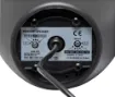 Designed for use where traditional ceiling mounted speakers are difficult or impractical to install. Used in such areas as very high raked, suspended, concrete, or exposed ceilings. 