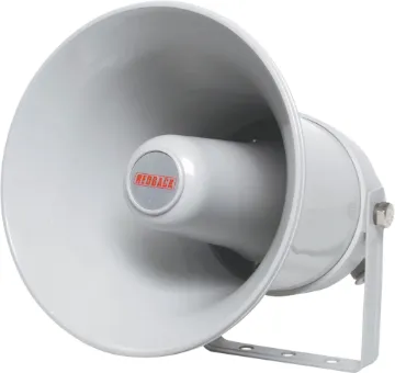 20W 100V EWIS IP66 Plastic Horn PA Speaker The REDBACK 20W plastic PA horn speaker is designed primarily for distributed paging systems where a high degree of speech articulation and program clarity is paramount. Ideal for paging and general public address requirements.