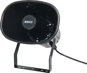 10W 100V EWIS IP66 Black Plastic Horn PA Speaker Based on the popular C 2050 Redback horn speaker this all new release has been developed to offer similar performance at a substantially reduced price. A compact PA horn speaker with installation time saving features patented by Redback. Ideal for general paging and public address system needs, this horn offers excellent performance in a compact pa