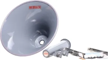 21" Flare to suit C2063/64 Reflex horn speakers are ideally suited for open air paging applications where speech clarity is of prime importance.