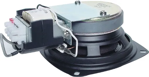 This custom designed speaker and transformer combination has been specifically engineered to ensure a wide frequency range and dispersion angle, plus a high sound pressure level (SPL) ensuring excellent music and speech intelligibility; which is h
