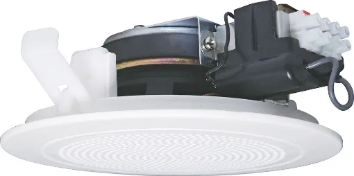 Super fast installation & excellent speech intelligibility. Redback &quotOne-Shot&quot speaker units install in seconds. They simply snap fit to any 10-13mm thickness ceiling by means of the integral pressure clips. The labour cost savings fo