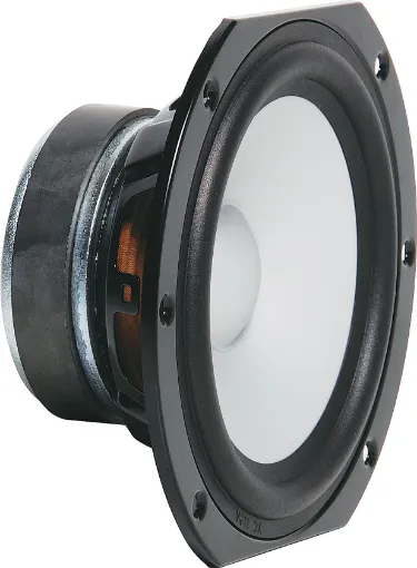 130mm (5") 40W woofer aluminium cone speaker.