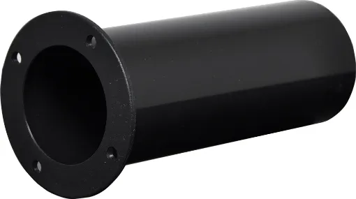 Unique adjustable telescopic design makes tuning and building speaker cabinets faster and easier.  Complete unit simply screws against the speaker cabinet panel.  Extension component can be secured into place.