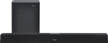 Sound Bar With Wireless Subwoofer Package Whether it's your main screen or the spare room (even the shed or mancave) - this soundbar and wireless subwoofer combo sounds fantastic! Great bottom end from the 8" subwoofer, plus clear crisp sound from the four drivers and dual tweeters in the sound bar.