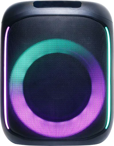 The Dynalink Entertainer Pro X provides great sound for your next gathering with True Wireless Stereo (TWS) and RGB party lighting for added atmosphere. 3-8 hours use per charge. Lightweight and ready to set up anywhere. 