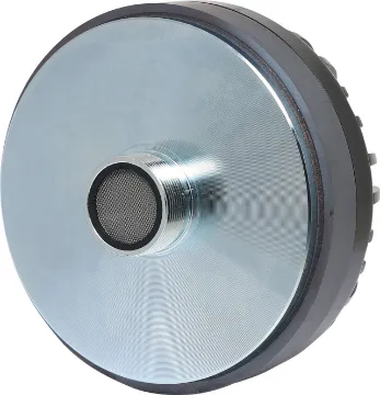 75W PA Compression Driver For high power PA use. Incorporates industry standard mounting thread, aluminium voice coil former and titanium diaphragm. Standard 1" throat.