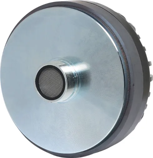 For high power PA use. Incorporates industry standard mounting thread, aluminium voice coil former and titanium diaphragm. Standard 1&quot; throat.
