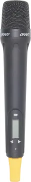 UHF Handheld Mic Transmitter 640-664Mhz 96 Channel Handheld transmitter. 640-664MHz. Please ensure your system is compatible with this frequency before making your purchase.