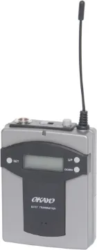 UHF Wireless Beltpack Transmitter 640-664Mhz 96 Channel Beltpack transmitter. 640-664MHz. Please ensure your system is compatible with this frequency before making your purchase.