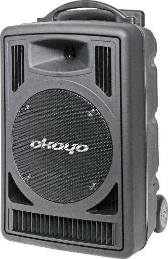 With an output of 120W, this new release from Okayo is an excellent choice for addressing large crowds up to 500 or more. The cabinet is moulded from industrial grade ABS plastic ensuring long life and the ability to absorb day-to-day wear and tear.
