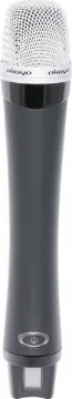 96 Ch UHF Wireless Handheld Mic Transmitter 520-544Mhz Handheld transmitter. 520-544MHz. Designed for use with the C 7310-C 7314 range of 40 Watt portable PA systems. Unique design allows it to be stored and charged within a slot at the rear of the PA system.