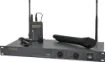 For systems requiring the freedom of two independent wireless microphones at an economical price. The sturdy 19" rack mount cabinet is fitted with two fixed frequency wireless receivers. The miniaturised SMD construction and unique shielding technique, pl
