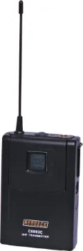 Wireless UHF Beltpack Mic 700 Channel Beltpack transmitter ideal for use with the Redback 700 channel receiver unit (C 8890C).