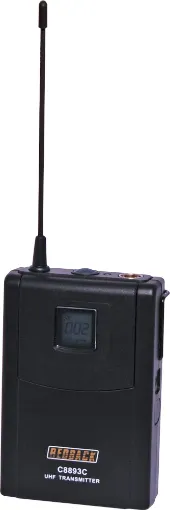 Beltpack transmitter ideal for use with the Redback 700 channel receiver unit (C 8890C).