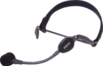 Aerobics Microphone Headband The Redback Sports Headband Microphone is designed to provide trouble free performance even through the most vigorous of workouts. A semi-rigid gooseneck ensures the microphone remains steady during heavy exercise and  is molded  to fit comfortably over t