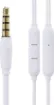 Lightweight universal earphones with in-line microphone and level controller.
