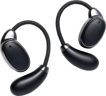 Open Ear OWS Wireless Earbud Bluetooth 5.3 Headphones Hate in ear earphones? No worries! These new true wireless bluetooth 5.3 open ear (OWS) headphones are perfect for you - they’re sweat resistant, light weight and provide 8hrs of listening time.