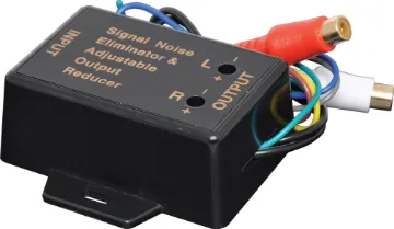 2 Channel Audio Output Converter (High to Low Level) This unit will convert speaker level output from a head unit to a low level input suitable for feeding directly into an amplifier input.