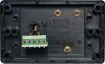 This 5 Pin XLR wall plate is fitted with a clip for holding supermarket style microphones (C0325 & C0326).