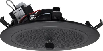 200mm (8") 5W 100V EWIS Ceiling Speaker Volume An 8" 200mm One-Shot 100V line PA speaker fitted with a volume control in the middle of the grille. Ideal for use in areas where local volume needs to be lower or higher than the overall zone volume level.