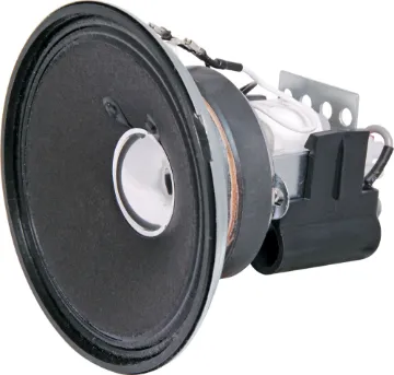 5W 100V EWIS 4" (100mm) Speaker For One-Shot Grille This custom designed speaker and transformer combination has been specifically engineered to ensure a wide frequency range and dispersion angle, plus a high sound pressure level (SPL) ensuring excellent music and speech intelligibility; which is h