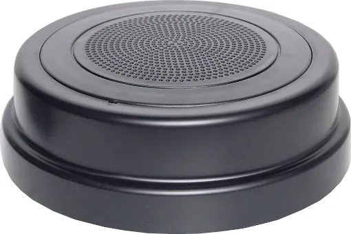 Designed to meet AS ISO7240.24:2018*. Fire version of our popular One-Shot C 0703 speaker.  It features flame retardent housing material and a tuned PA driver to suit the new approval requirements. One-Shot design simply snap-fits in seconds to the surface mounting ring, reducing installation time considerably. 