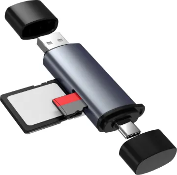USB 2 in 1 Micro SD / SD Card Reader Make transferring content to your devices even easier with this USB 2 in 1 Card Reader. The card reader is driverless and plug & play, makes for easy installation and no driver software is needed.