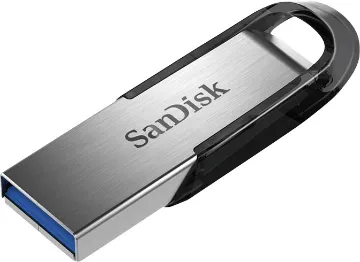 Ultra Flair USB 3.0 Drive 128GB Sleek metal casing with plastic key ring clip. USB 3.0 150mb/s performance for portable data storage.