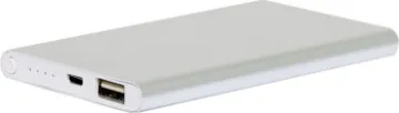 Mobile Battery Bank 5000mAH  A high capacity, slimline, lithium-polymer battery bank designed to keep your smart- phone, tablet or handheld game console powered up whilst out and about!