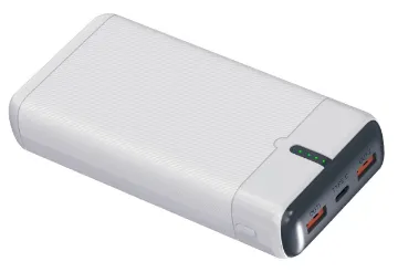 20000mAh USB C Power Delivery Battery Bank Offering both QuickCharge 3.0 charging and 18 Watt USB-C PD output, this 20,000mAh power bank will keep your devices charged up on the go.
