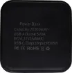 This 20,000mAh battery bank offers high output Power Delivery (PD) allowing users the ablity to charge a range of devices. It features an aluminium casing with power capacity LCD readout. Dual USB type A outputs as well as dual USB C PD outputs.
