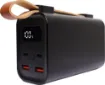 This 30,000mAh battery bank offers high output Power Delivery (PD) allowing users the ablity to charge a range of devices. It features an aluminium casing with power capacity LCD readout. Dual USB type A outputs as well as dual USB C PD outputs.