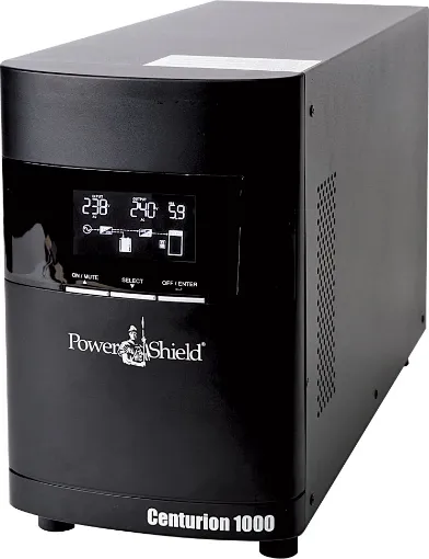 D 0892 True Online Double Conversion 1000VA For critical loads the Centurion offers the best protection against all potential power disruptions and anomalies. This UPS takes the mains power in AC, converts it to DC and then converts the DC back to