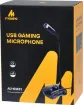 This omnidirectional microphone provides quality audio for gaming streams, YouTube recording and video calls. It features an adjustable gooseneck in a paging console style desktop case. 