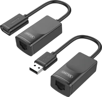 USB 1.1 Cat5e/6 60m Extender Allows you to operate USB peripherals over a distance of 60m, overcoming the length restriction of standard USB leads. Ideal for operating a USB printer in another office, or locating a keyboard & mouse away from a server rack.