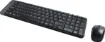 The Logitech MK220 wireless compact keyboard and mouse includes a smaller number pad and ambidextrous mouse with smooth tracking and scrolling for easy navigation.
