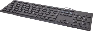 DELL KB216 Wired Multimedia Keyboard This keyboard is an ideal addition to your workspace as its features Chiclet style keys which allows for efficient, comfortable typing. This makes the keyboard an excellent choice for everyday use. With the added convenience of multimedia keys you can easily access functions such as play, pause, rewind, and fast-forward plus volume control.  Despit