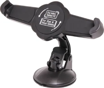 Suction Cup Windscreen Universal Tablet Holder These handy universal mounts are a great way to use your tablet in your car for navigation or add a screen for the kids in the back seat to keep them entertained on road trips.