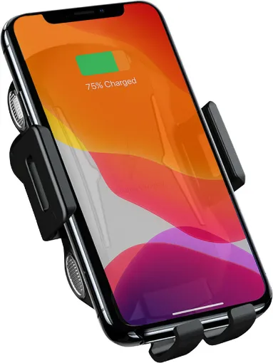 This 15 Watt Qi Wireless Charging Universal Phone Car Mount will not only charge your phone with its wireless fast charge feature but it will also allow you to safely use navigation apps in the car. 