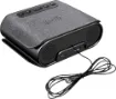 A stylish bedside or desktop radio alarm clock with in-built 15W wireless charging for your phone.
