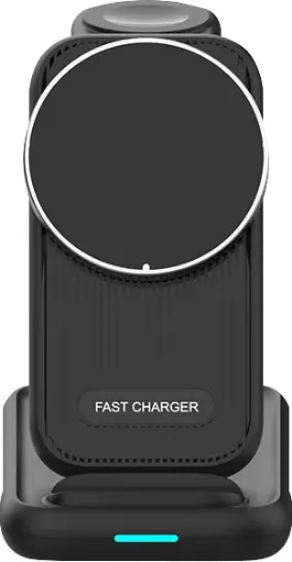 A powerful all in one charging stand for you to keep your watch, earbuds and phone charged up and ready to go when you need it. The folding design is ideal for travel too, allowing you to set up and start charging up to 4 devices simultaneously. 